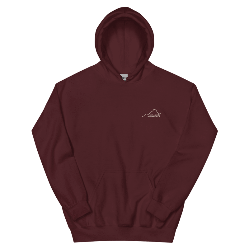 Just A Kid Maroon Mock up front.png