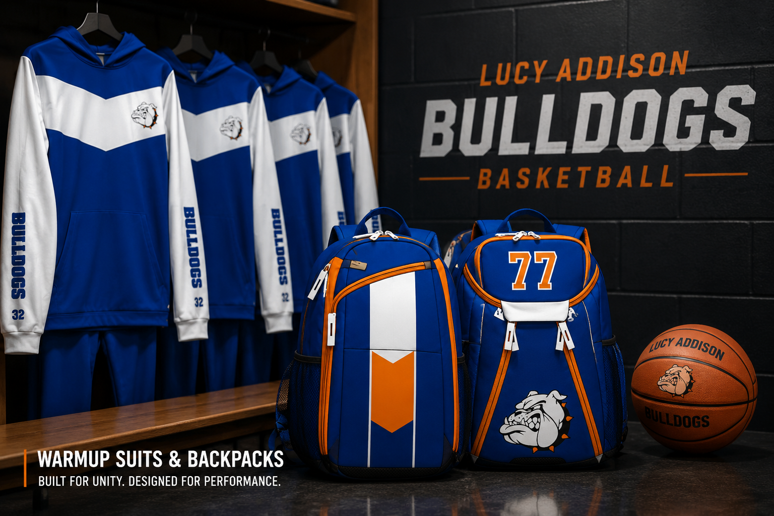 Lucy Addison Custom Basketball Warmups