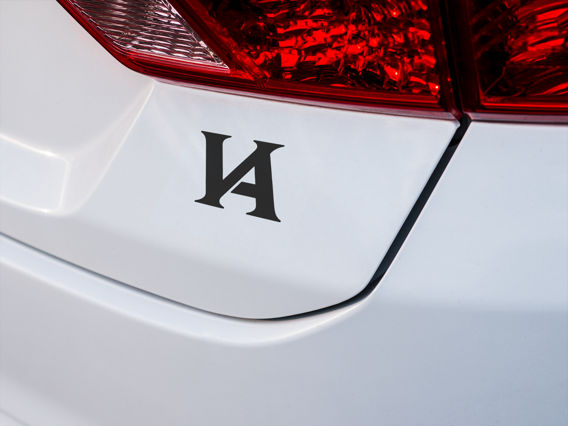 VA Monogram Virginia Sticker