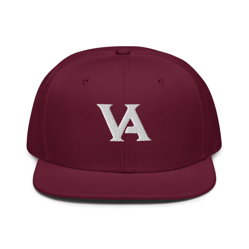 VA monogram maroon snapback.png