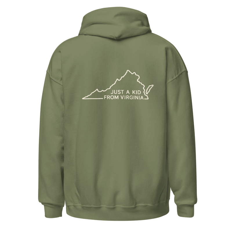 Just A Kid Mil Green Mock up back.png