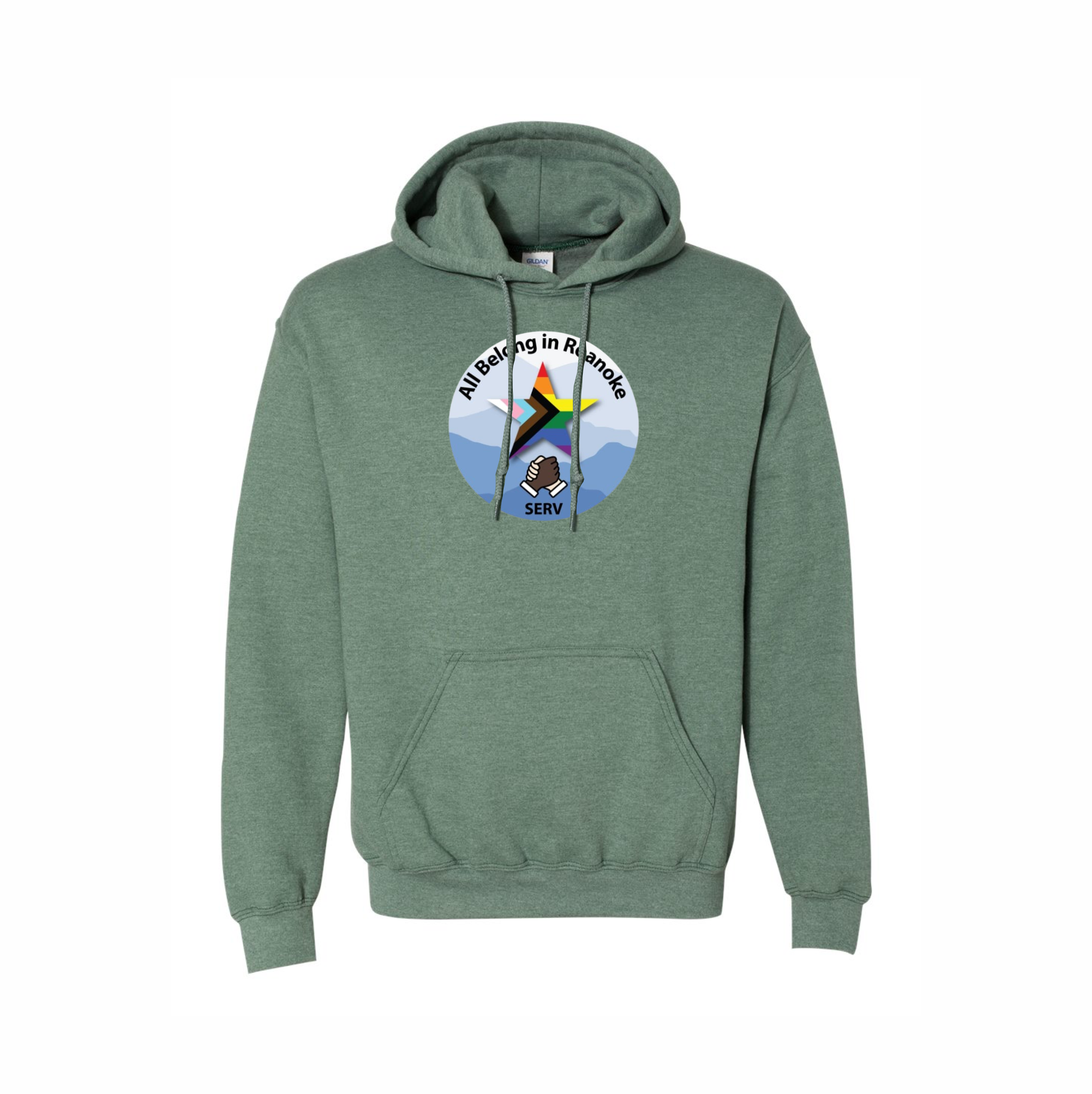 Heather Dark Green Hoodie.png