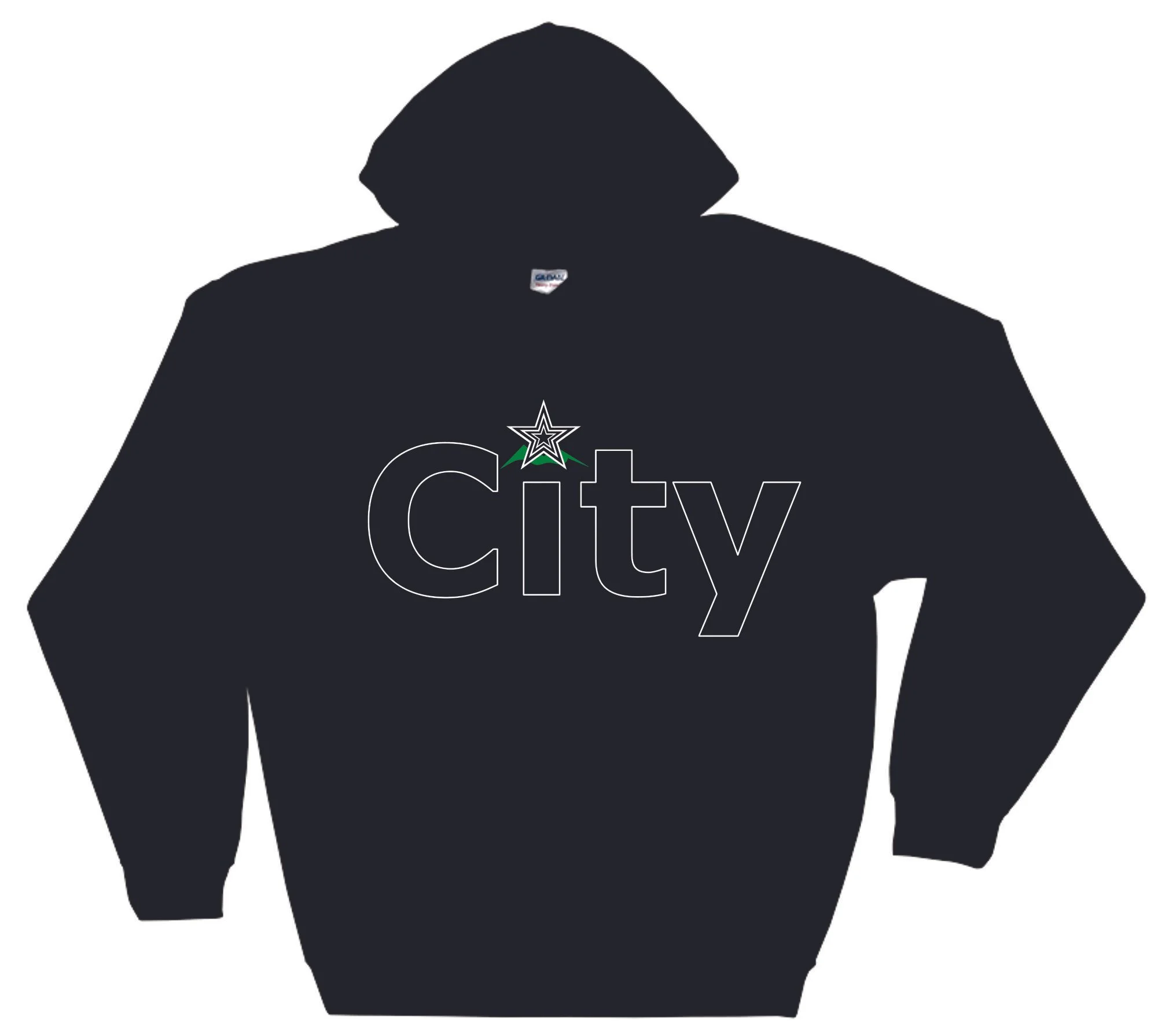Big City Black Hoodie