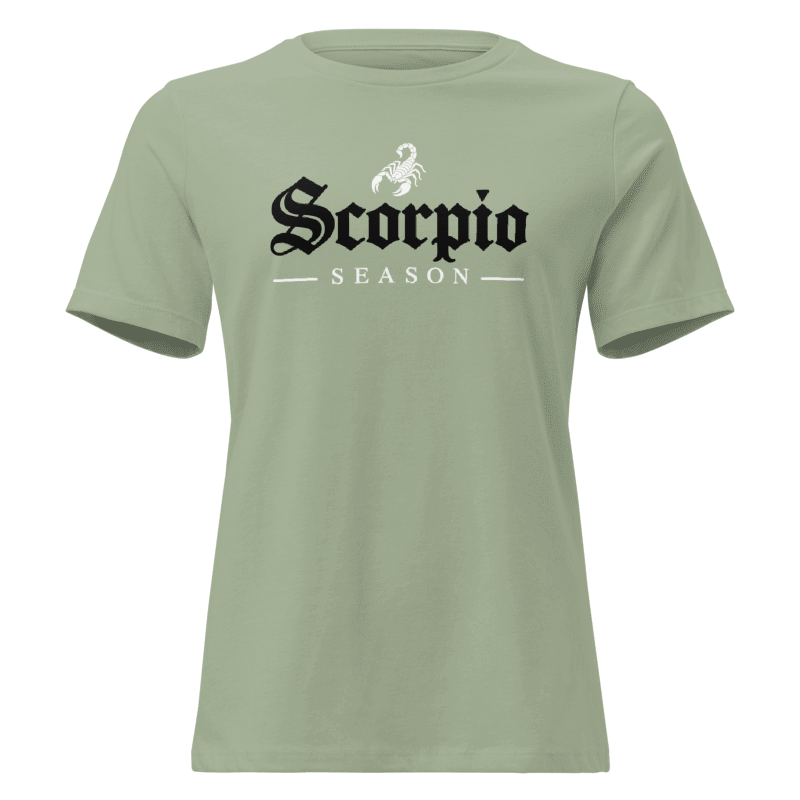 Ladies Scorpio Season Printed T-Shirt