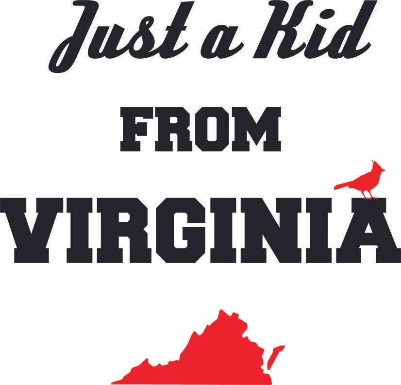 Just A Kid From Virginia Sticker
