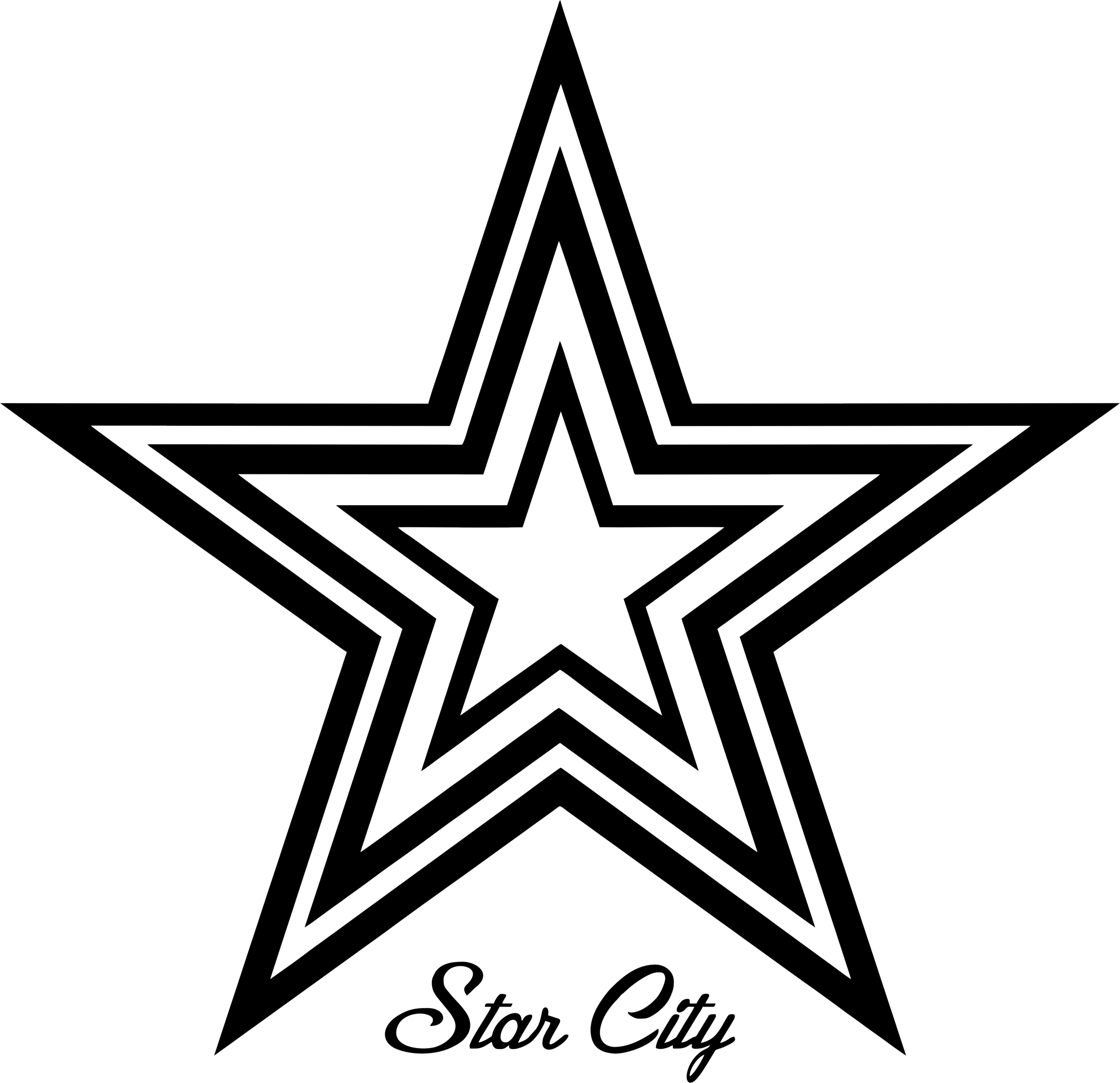 Outlined star with the text 'Start Craft' and a smaller 'StoneCity' below it.
