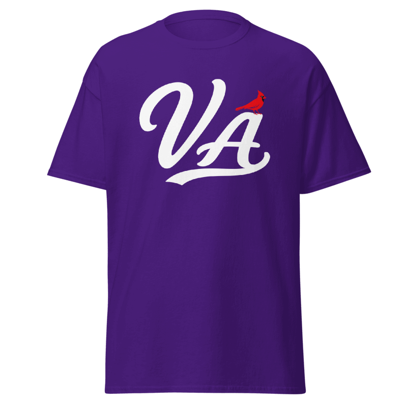 VA Script Purple Tshirt mock up.png