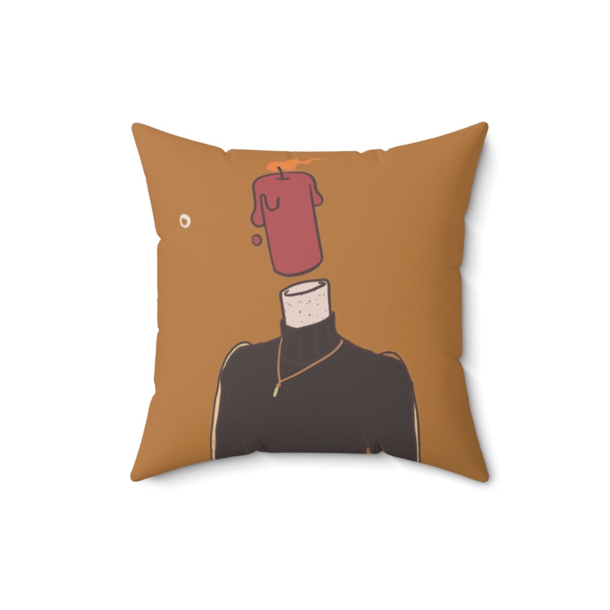 LLPG "Candle" HEAD" SPUN POLYESTER SQUARE PILLOW - Je Collection Brand