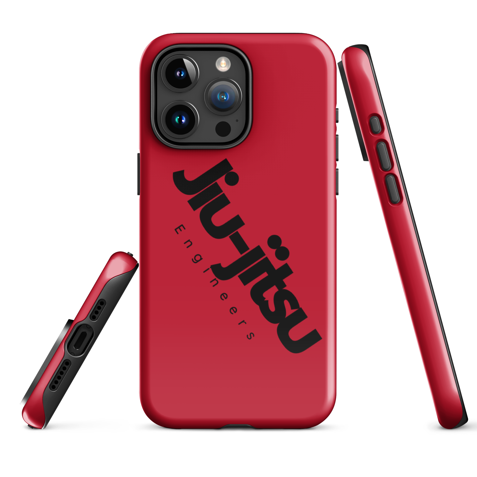 Jiu-jitsu Engineers iPhone® Tough Case RED - Je Collection Brand