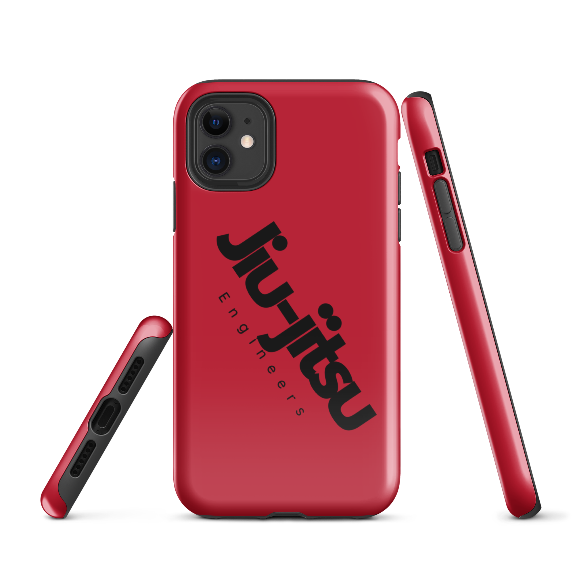 Jiu-jitsu Engineers iPhone® Tough Case RED - Je Collection Brand