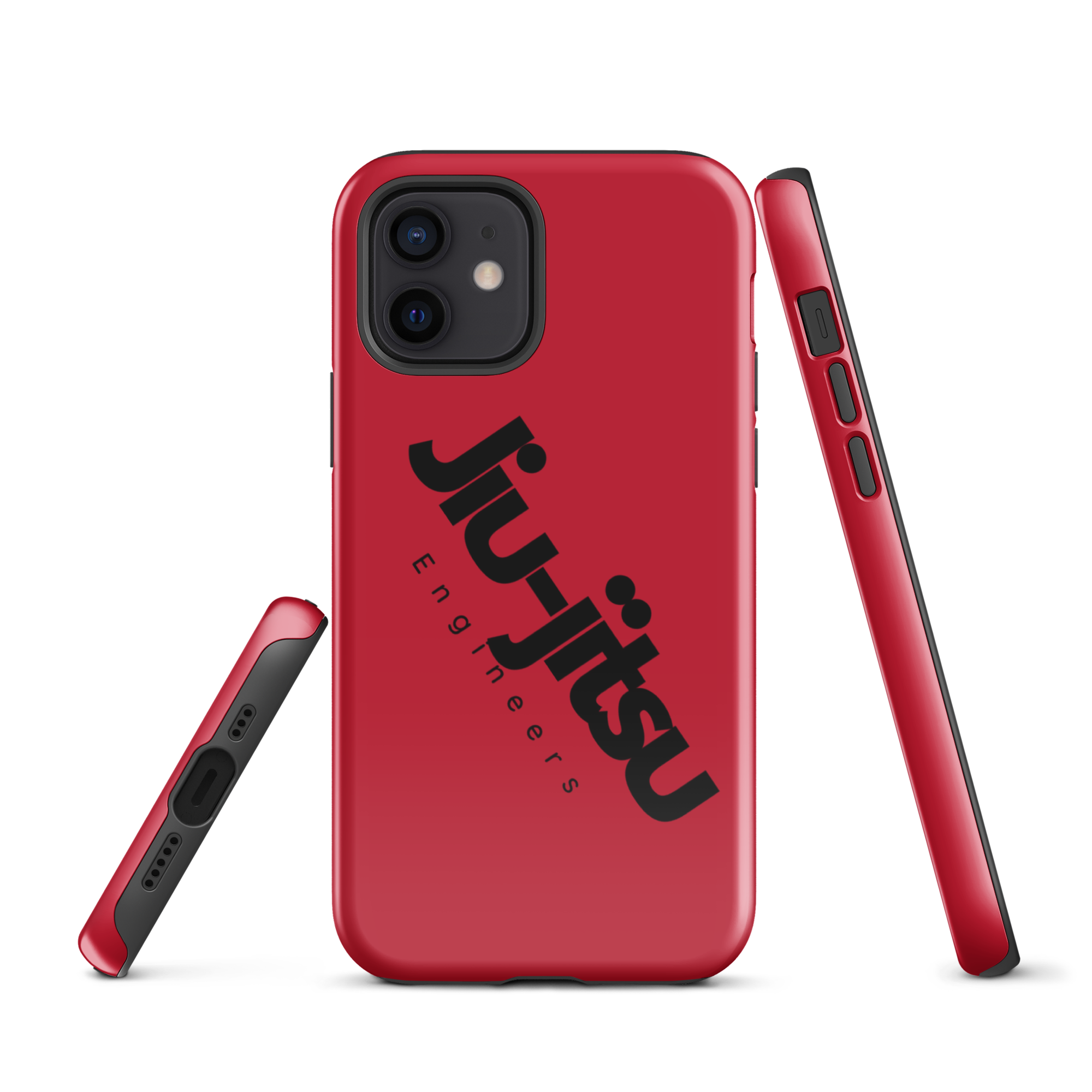 Jiu-jitsu Engineers iPhone® Tough Case RED - Je Collection Brand