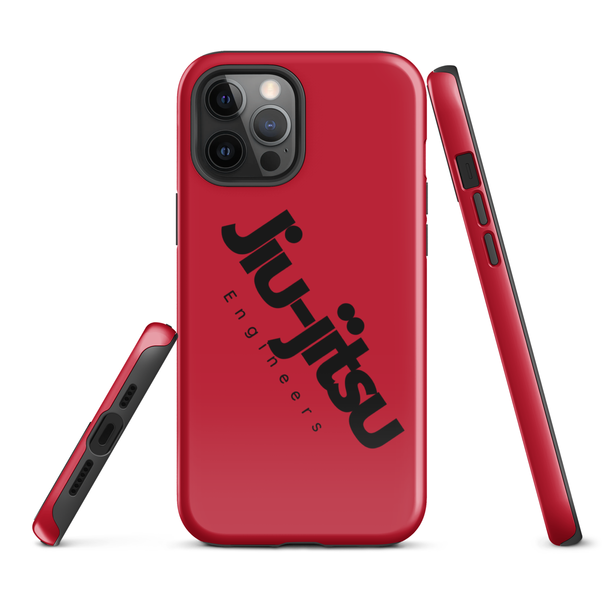 Jiu-jitsu Engineers iPhone® Tough Case RED - Je Collection Brand