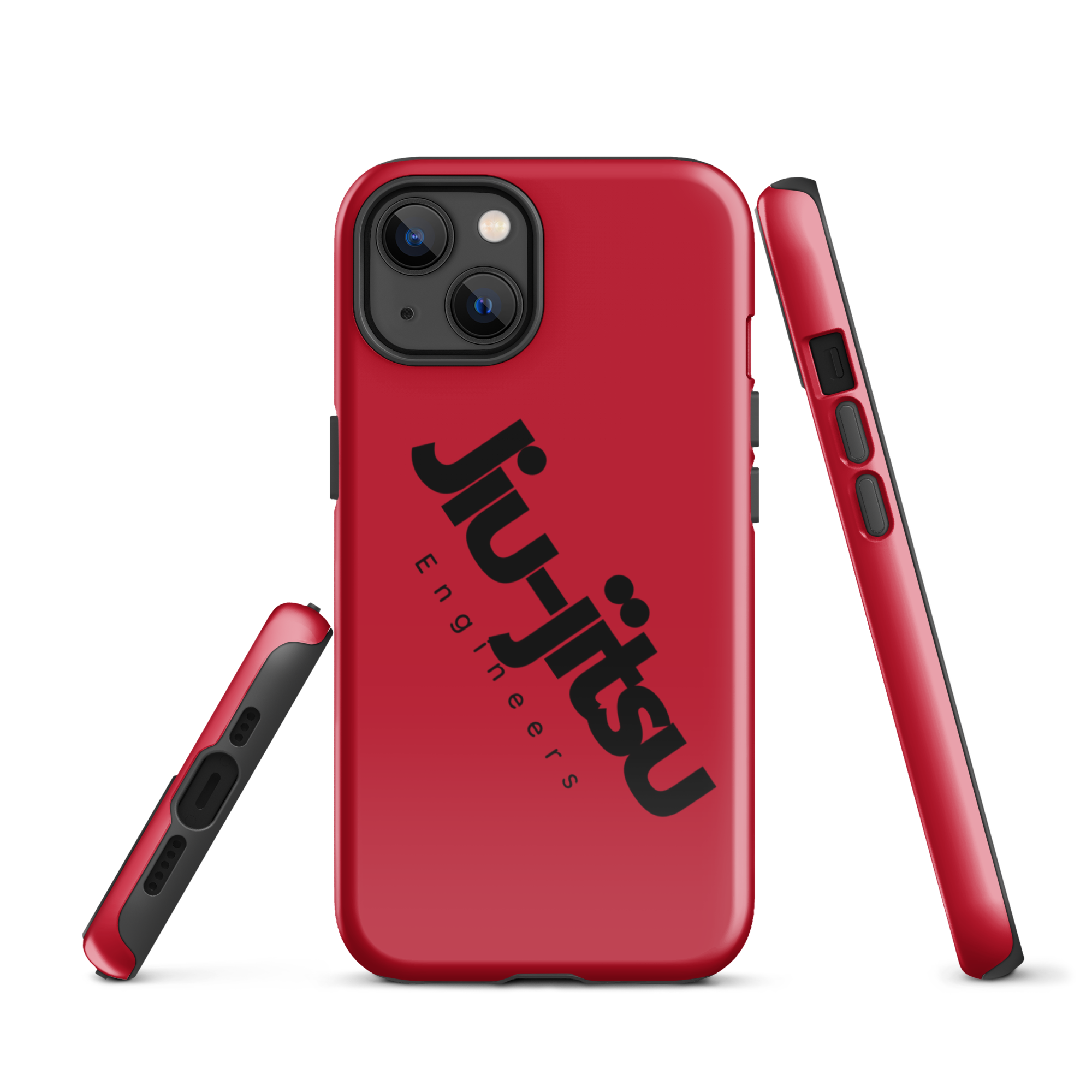 Jiu-jitsu Engineers iPhone® Tough Case RED - Je Collection Brand