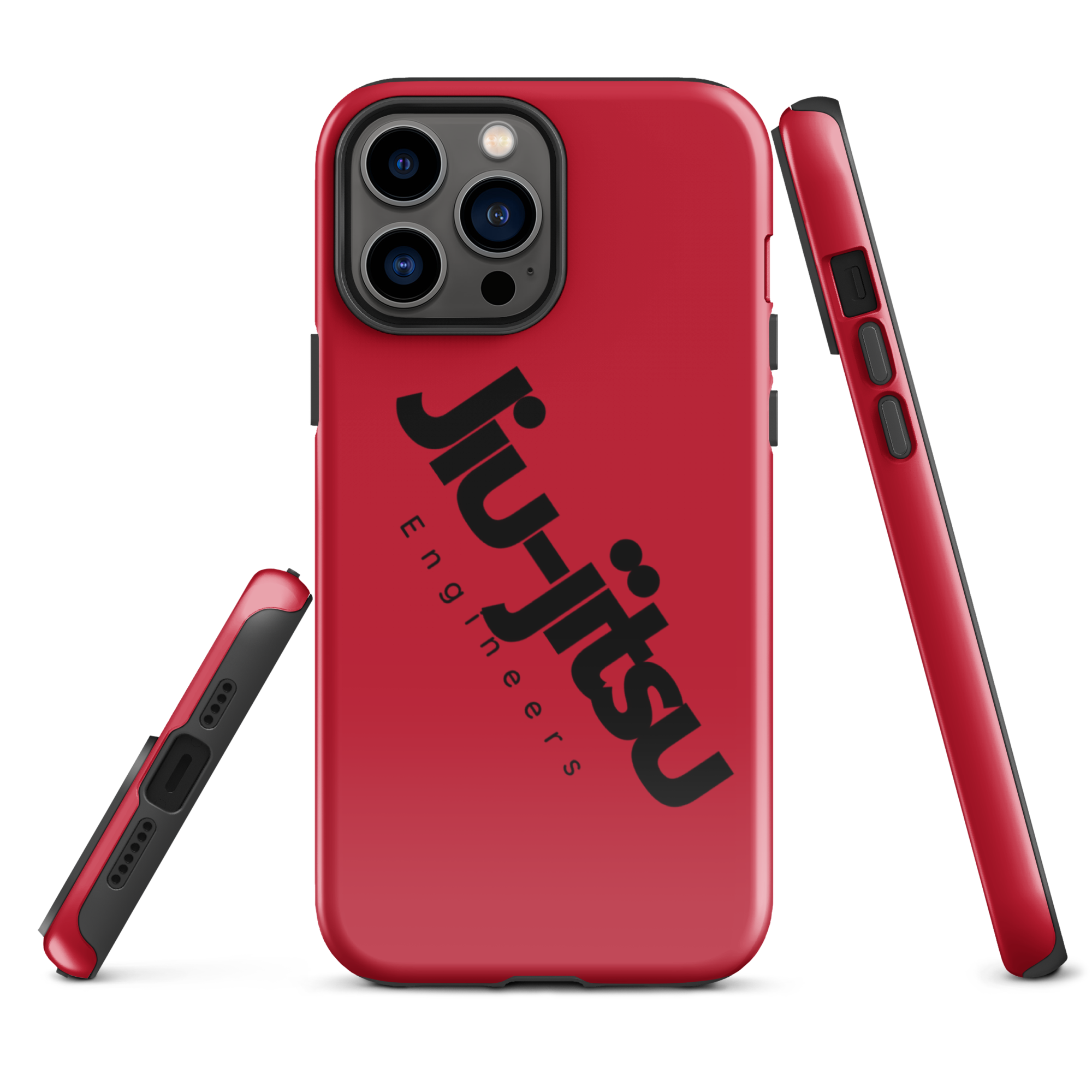 Jiu-jitsu Engineers iPhone® Tough Case RED - Je Collection Brand