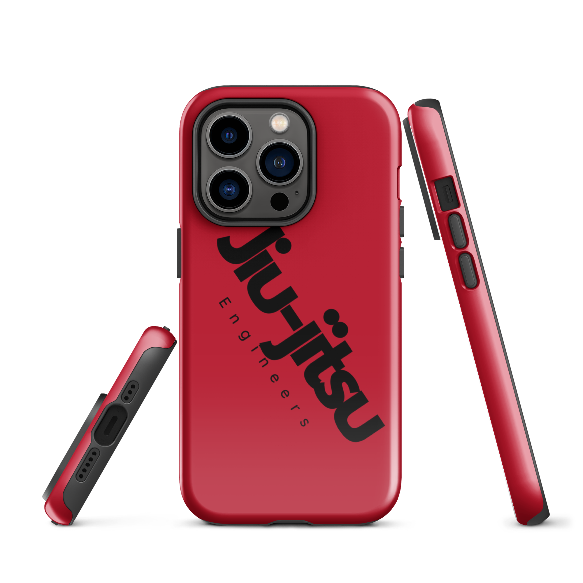 Jiu-jitsu Engineers iPhone® Tough Case RED - Je Collection Brand