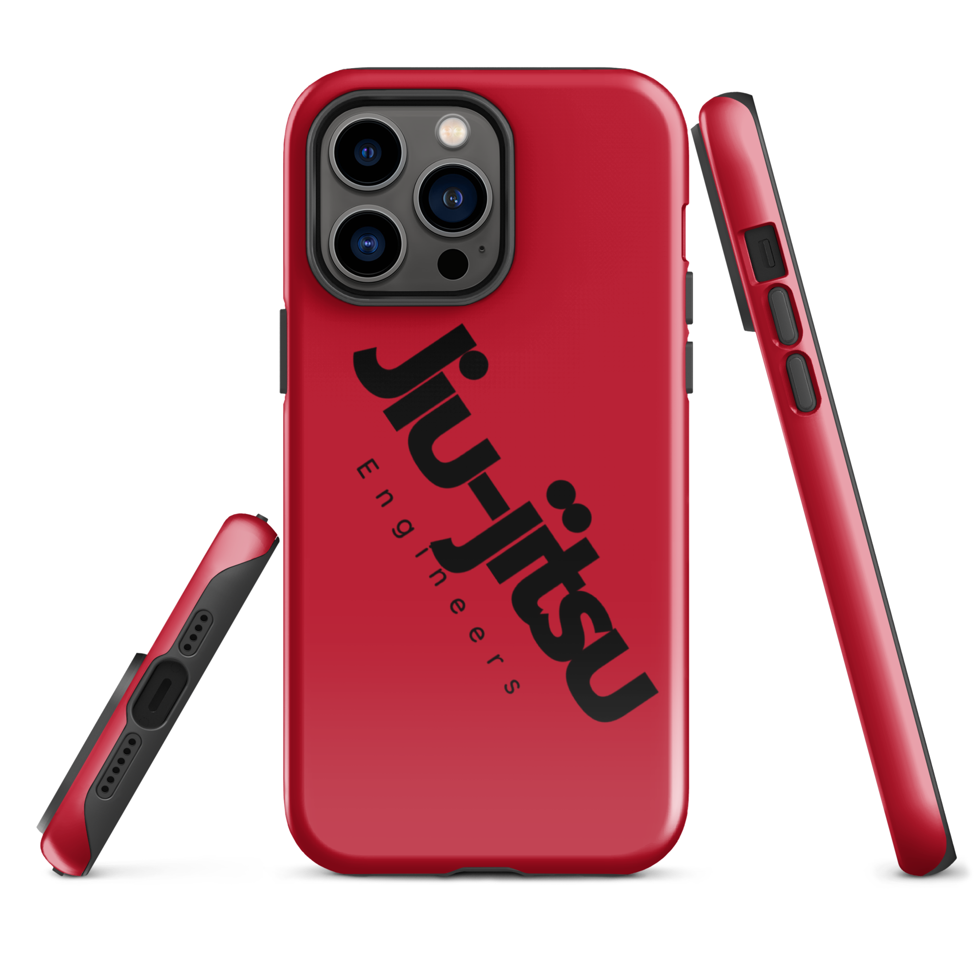 Jiu-jitsu Engineers iPhone® Tough Case RED - Je Collection Brand