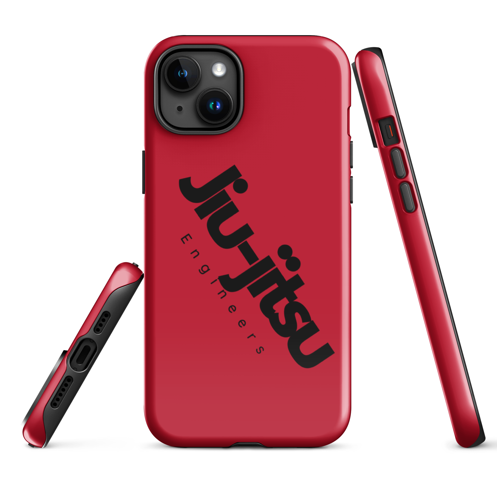 Jiu-jitsu Engineers iPhone® Tough Case RED - Je Collection Brand
