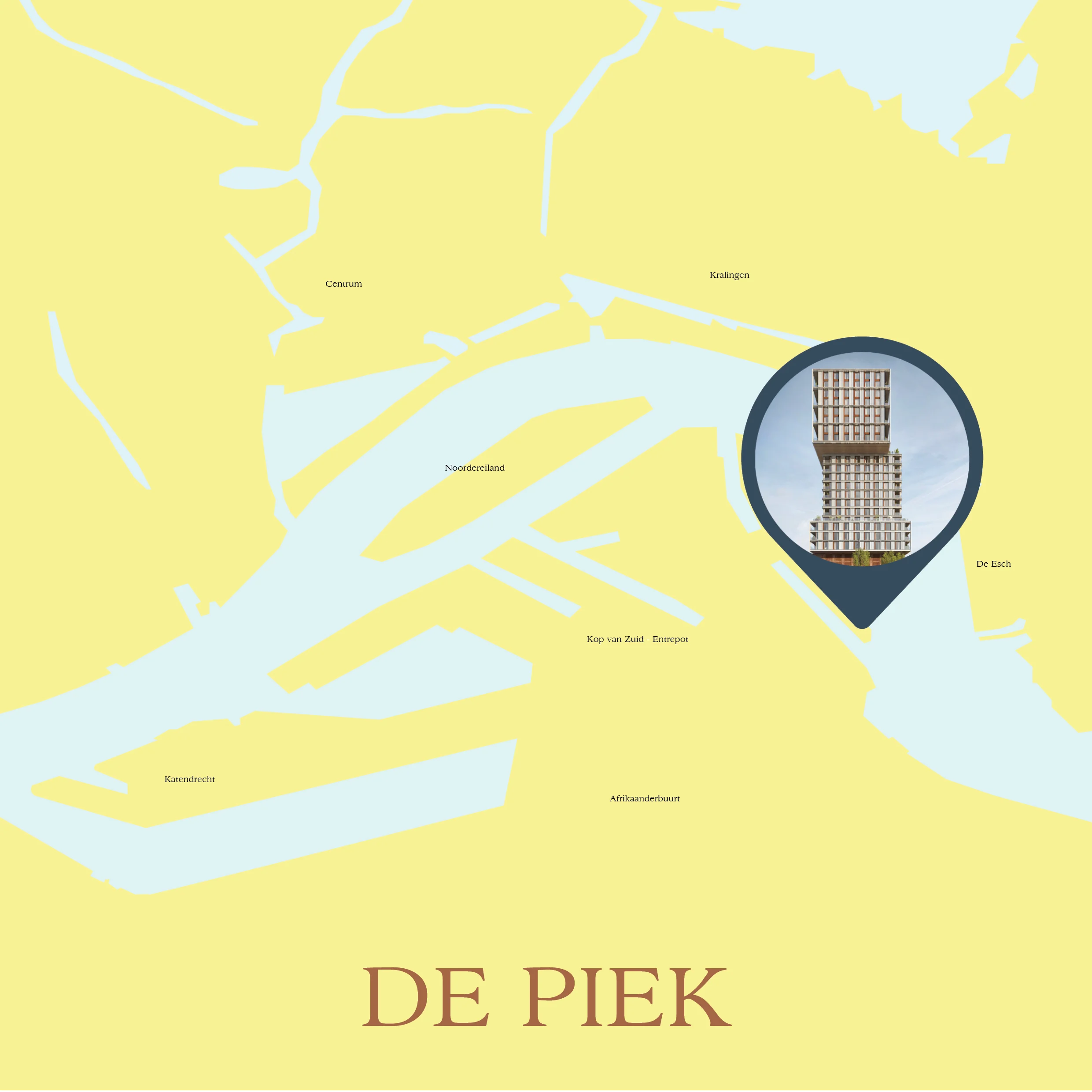 De Piek Voor een keer eten op een uniek Rotterdams plekje! Op de locatie van wat een van de markantste gebouwen op Zuid gaat worden, verschijnt in september 2019 een pop-up restaurant. Een unieke kans om deze plek te beleven voordat de imposante ontwikkeling van woontoren De Piekstraat van start gaat.