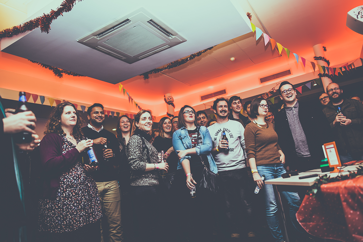 The party kicking-off at the NVA