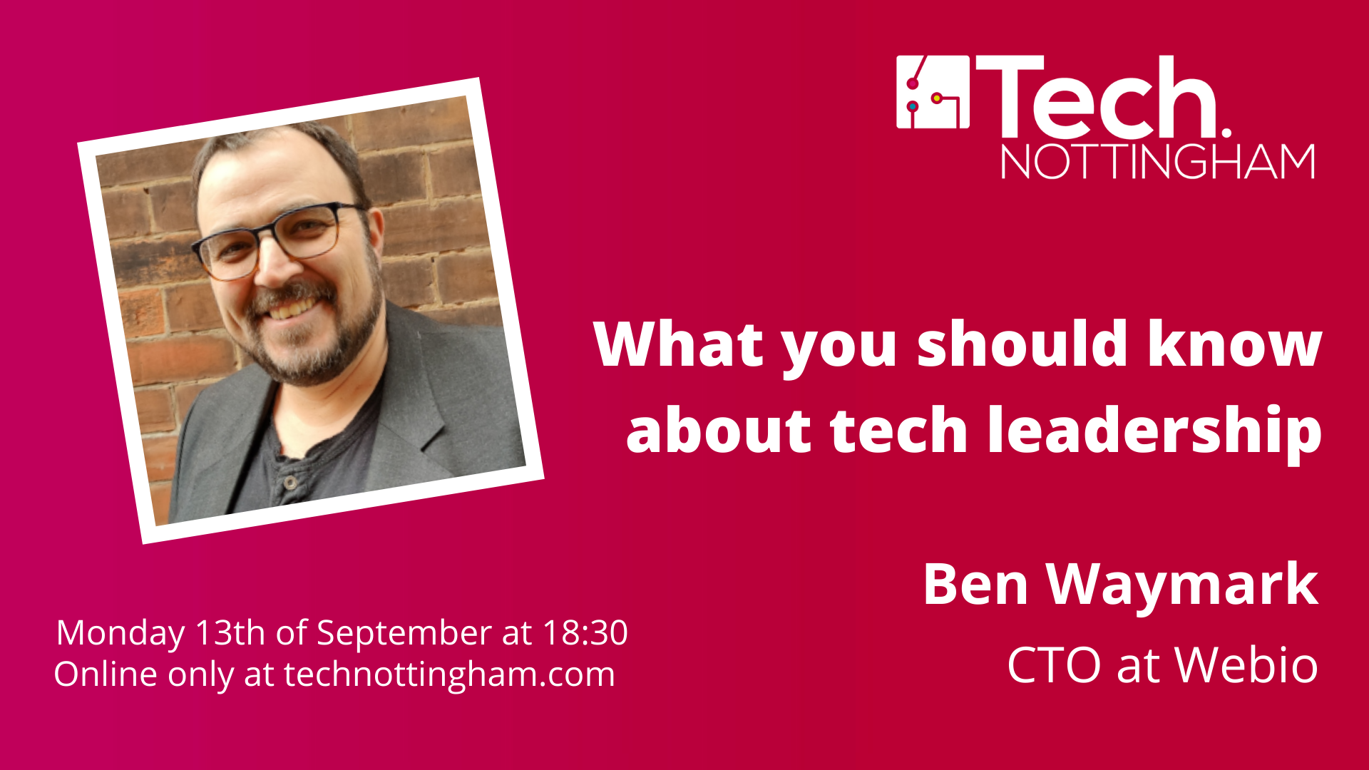 Tech Nottingham September 2021 - What you should know about tech ...