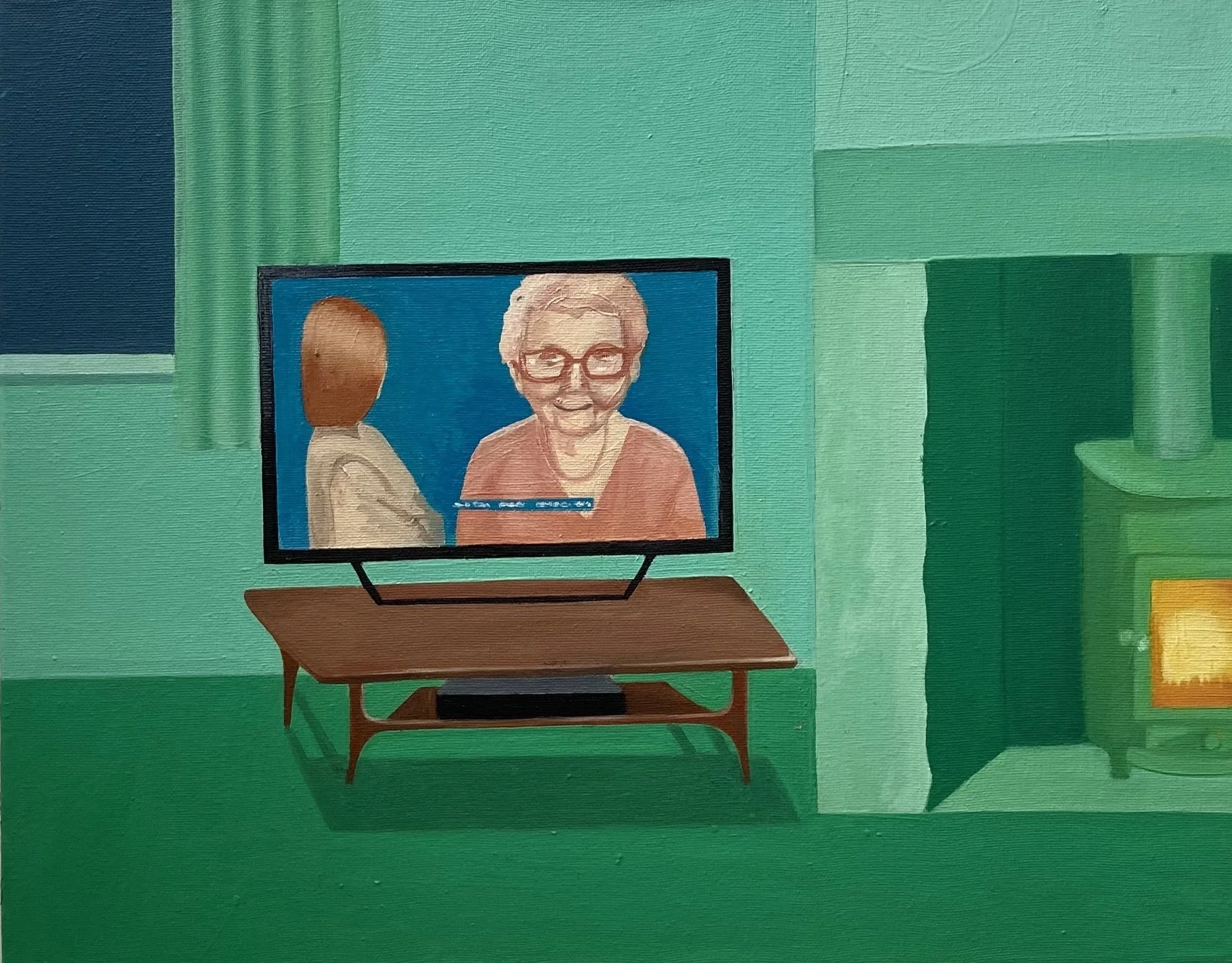  ‘Omnibus’ 2024 50×40cm oil on canvas 575 GBP 