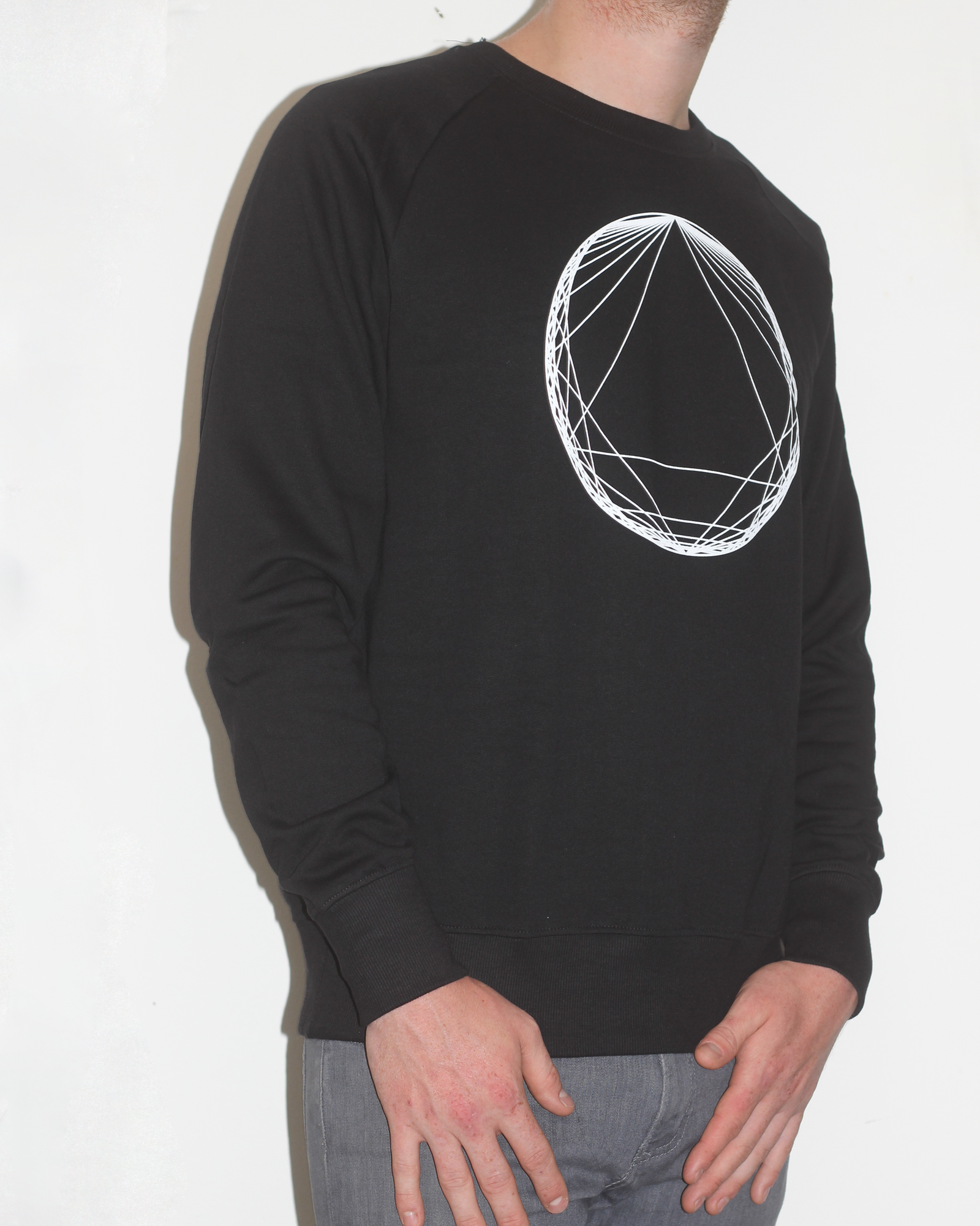 Sacred Geometry Math Inspired Organic Cotton Sustainable Sweatshirt