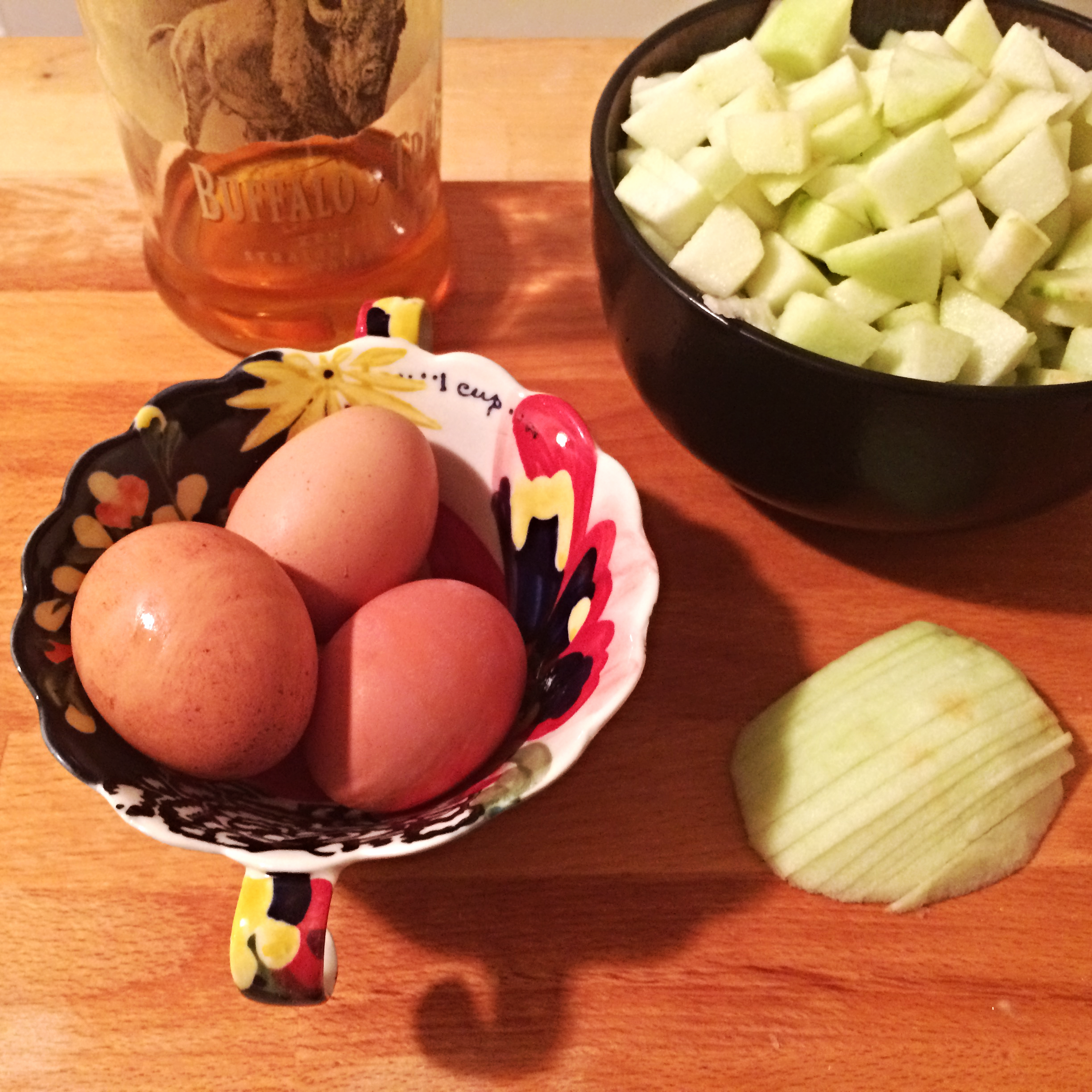 Prep all your ingredients and let them sit while you get ready. 
