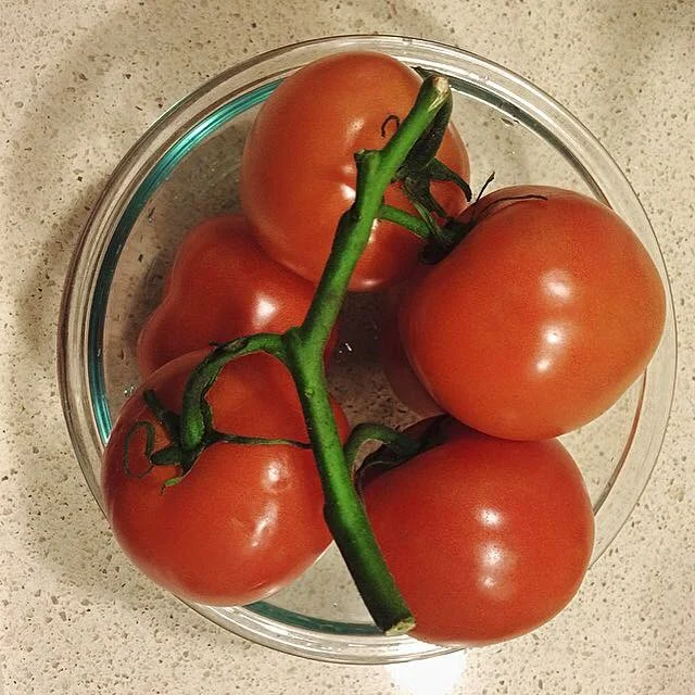 Oh, winter tomato. You look so pretty. Why must you taste like corrugated cardboard?