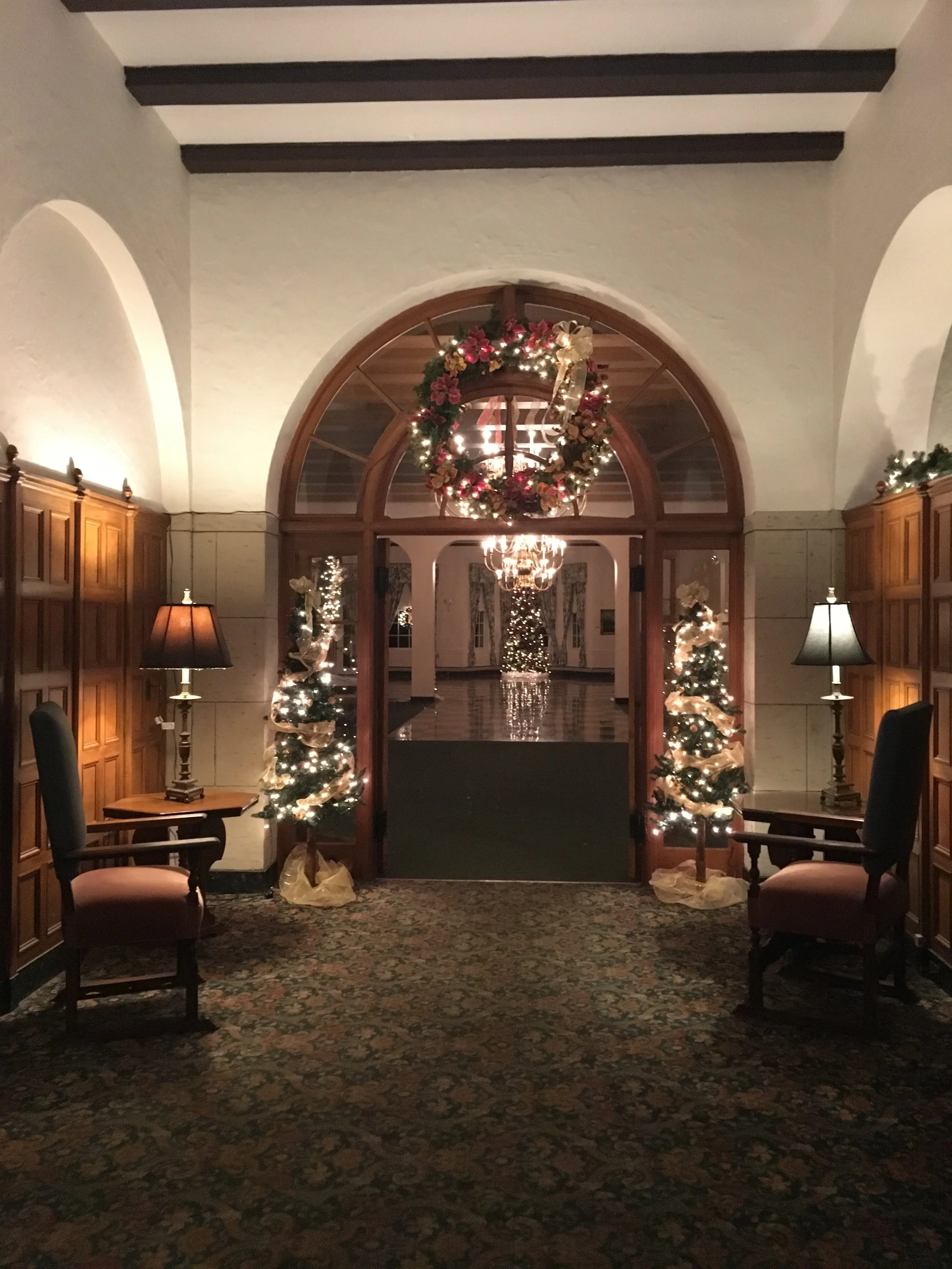 The Detroit Yacht Club, all decked out for Hanukkah. Obviously.