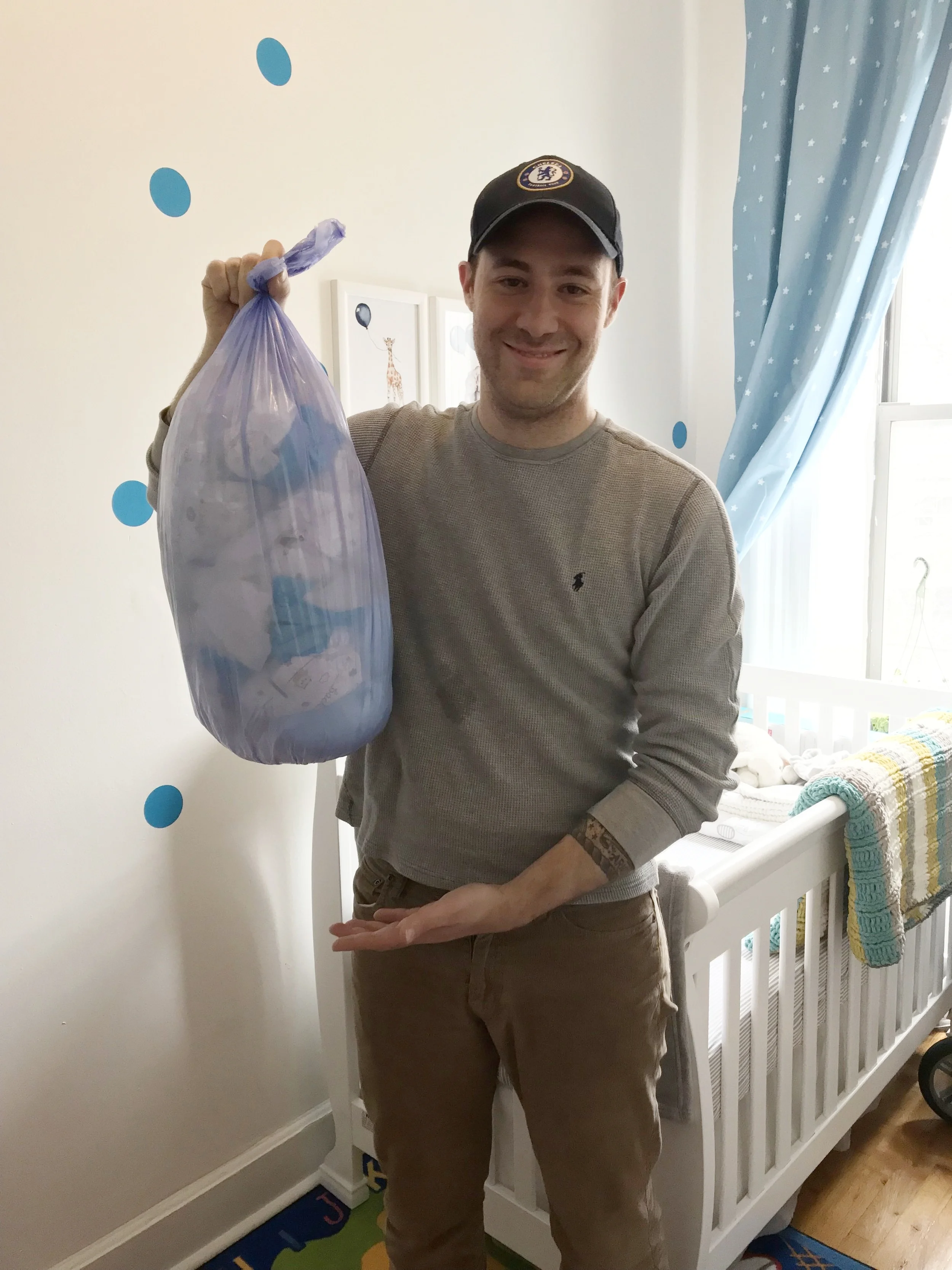 Two days of diapers. two. 
