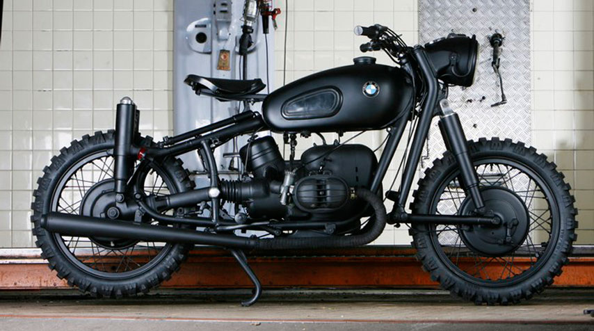 BMW R60/2 completely remodelled as a tribute to The Great Escape.