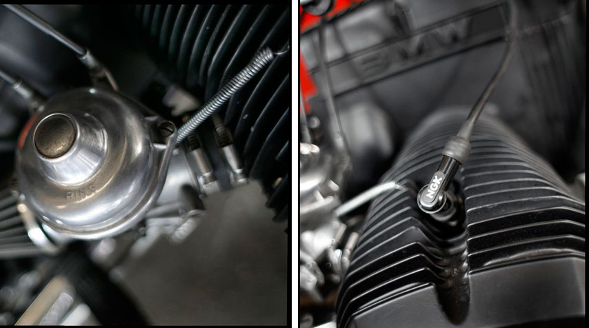 - High temperature matt black painting of engine and gear box. - Reconditionned Bing carburators.