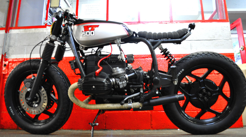 - we could not help it: we used the thermal wrap; - and also short mufflers painted in high temperature matt black (with red inside).