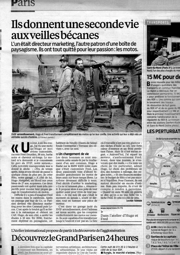 Le Parisien September 2013