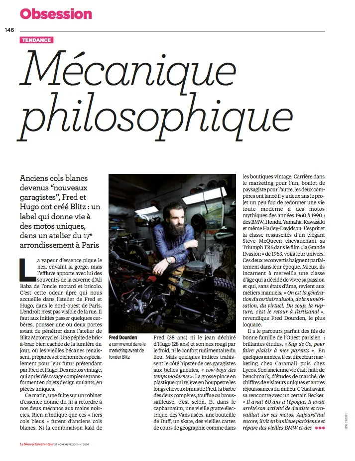 Nouvel Observateur November 2012