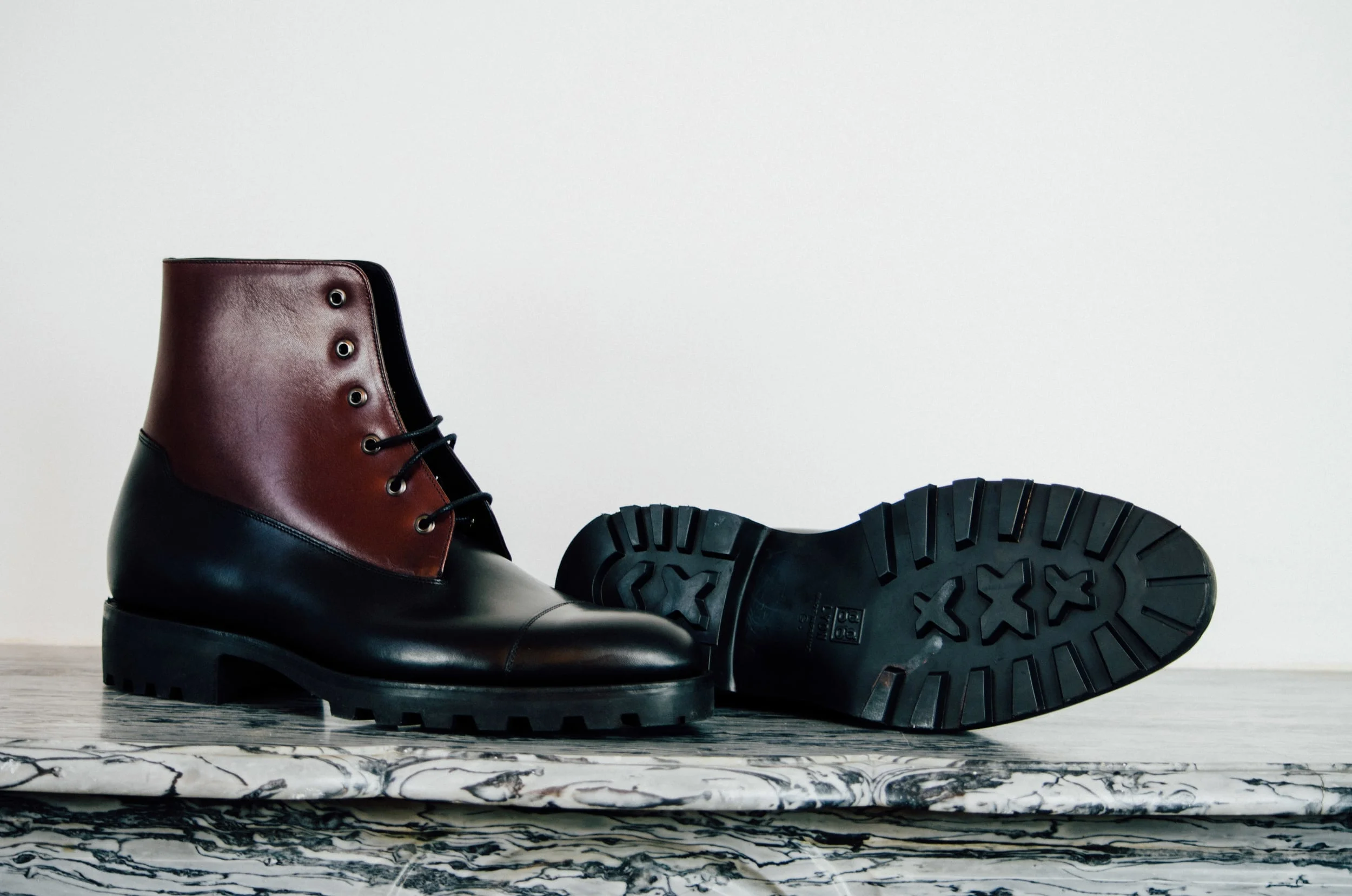 Blitz Derby Commando Boots Mauban Black Burgundy.jpg