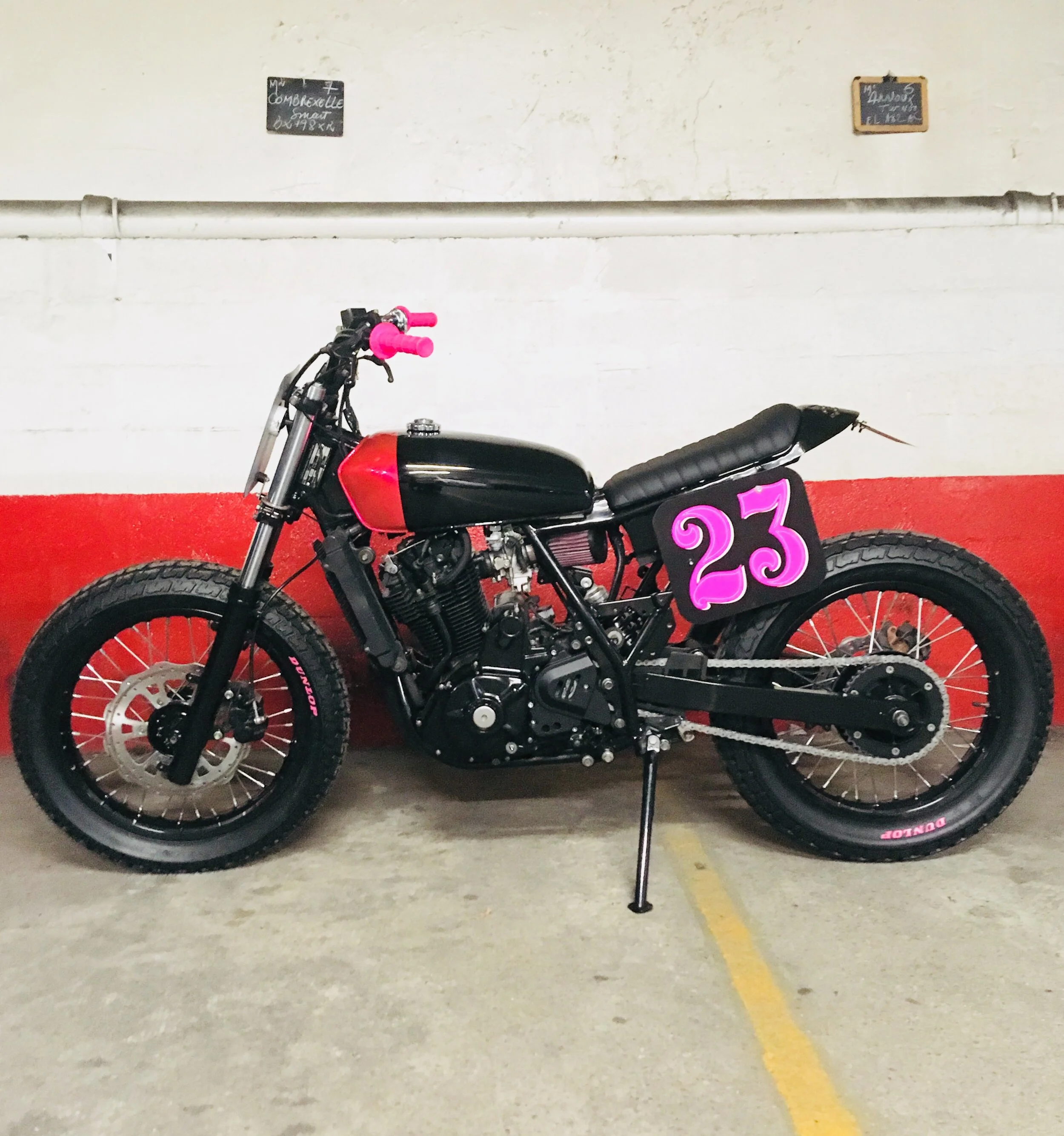 Blitz Motorcycles | Suzuki DR 650 Pink Lady