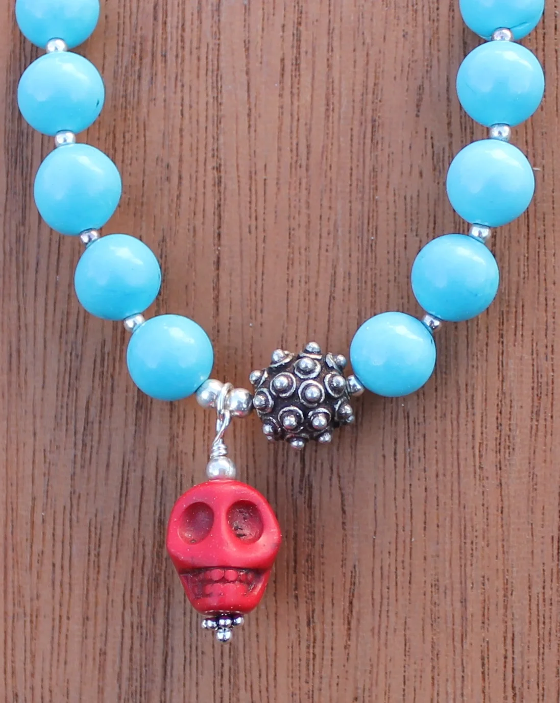 red skull bracelet