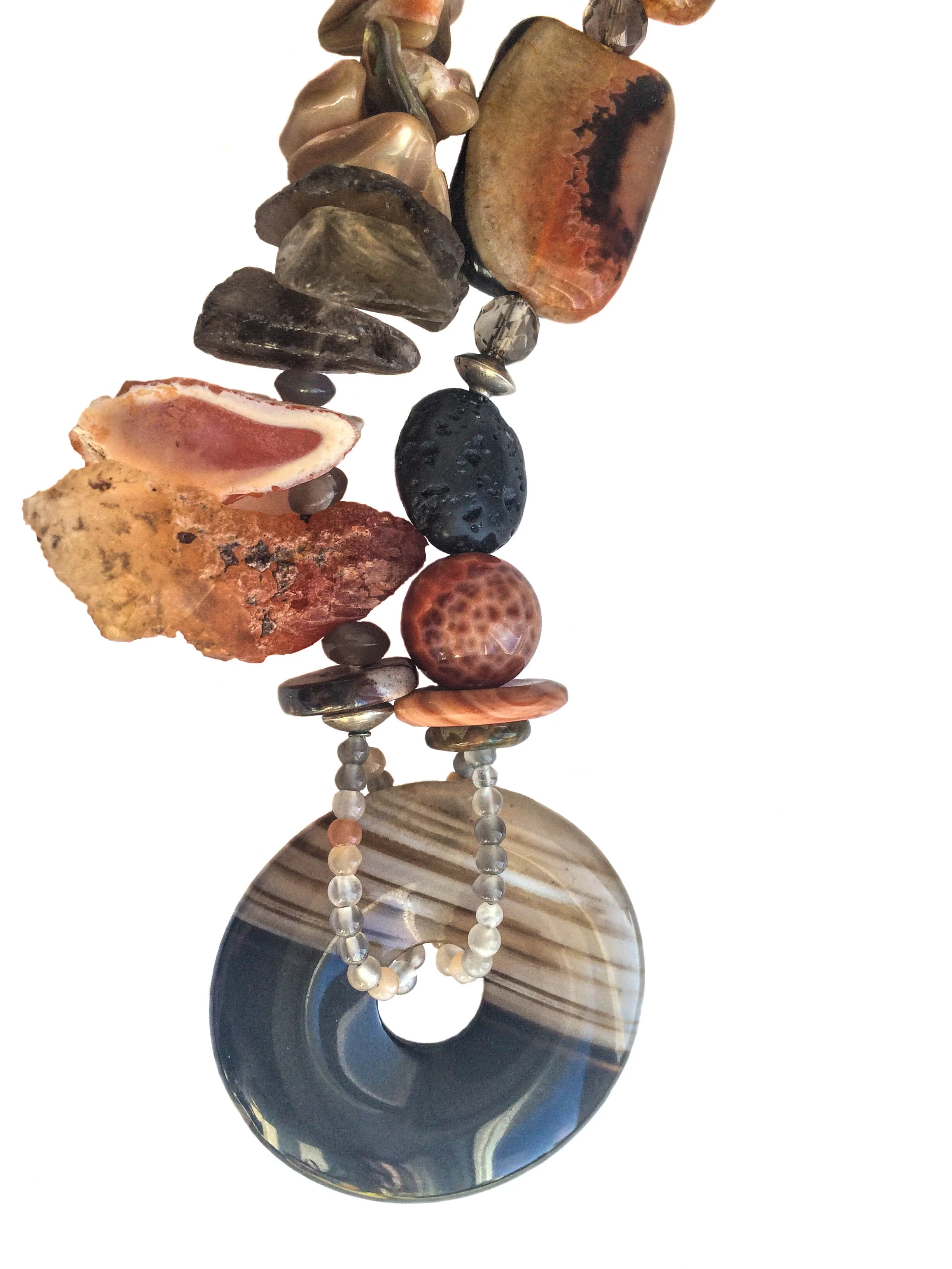 asymmetrical statement necklace