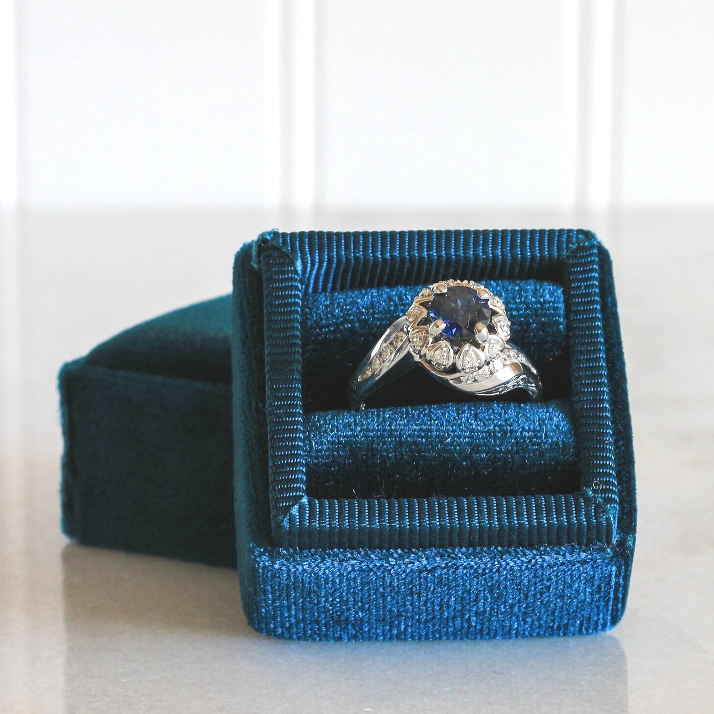 Crown Setting Bypass Engagement Ring