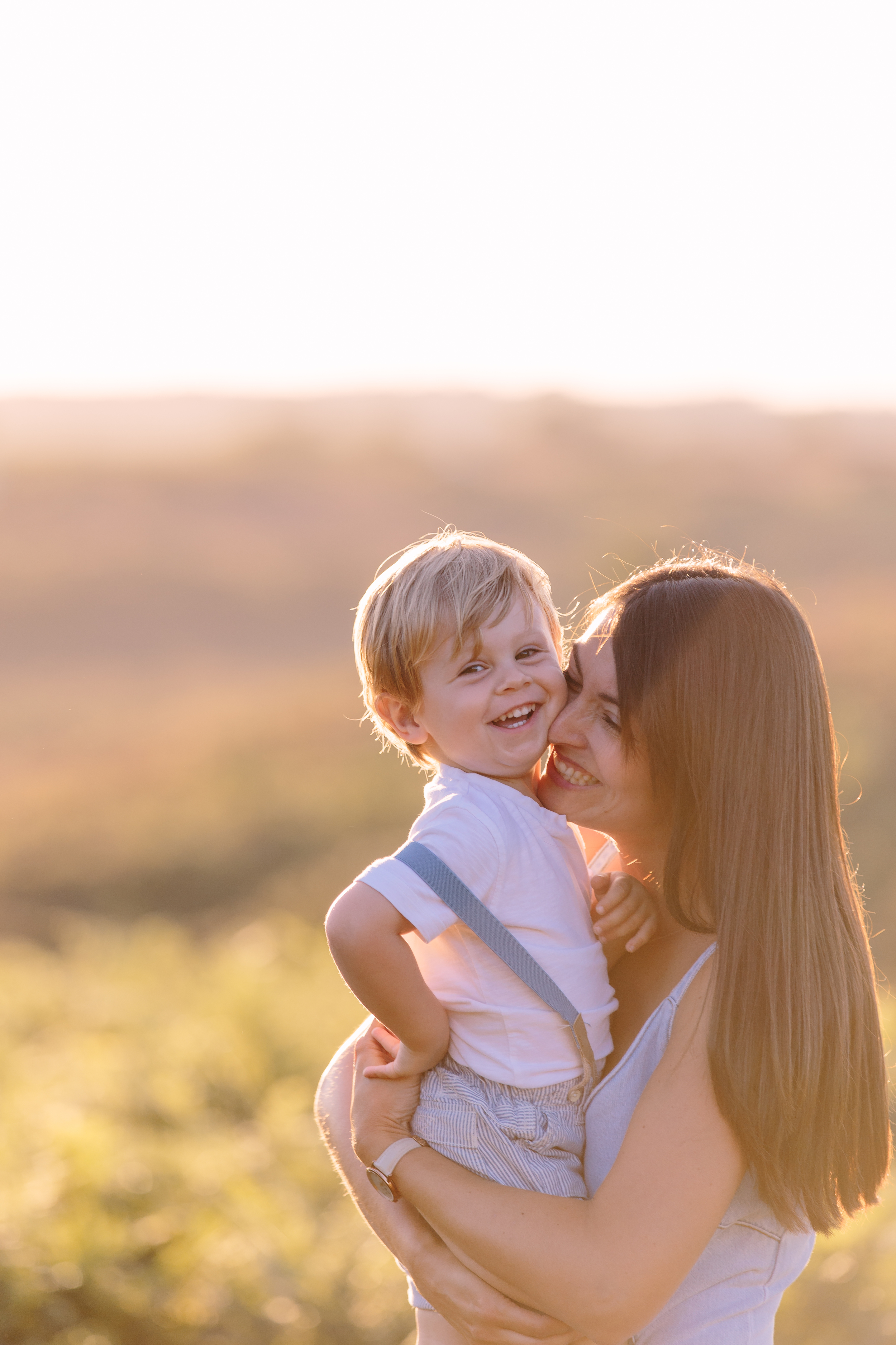 sunset family shoot