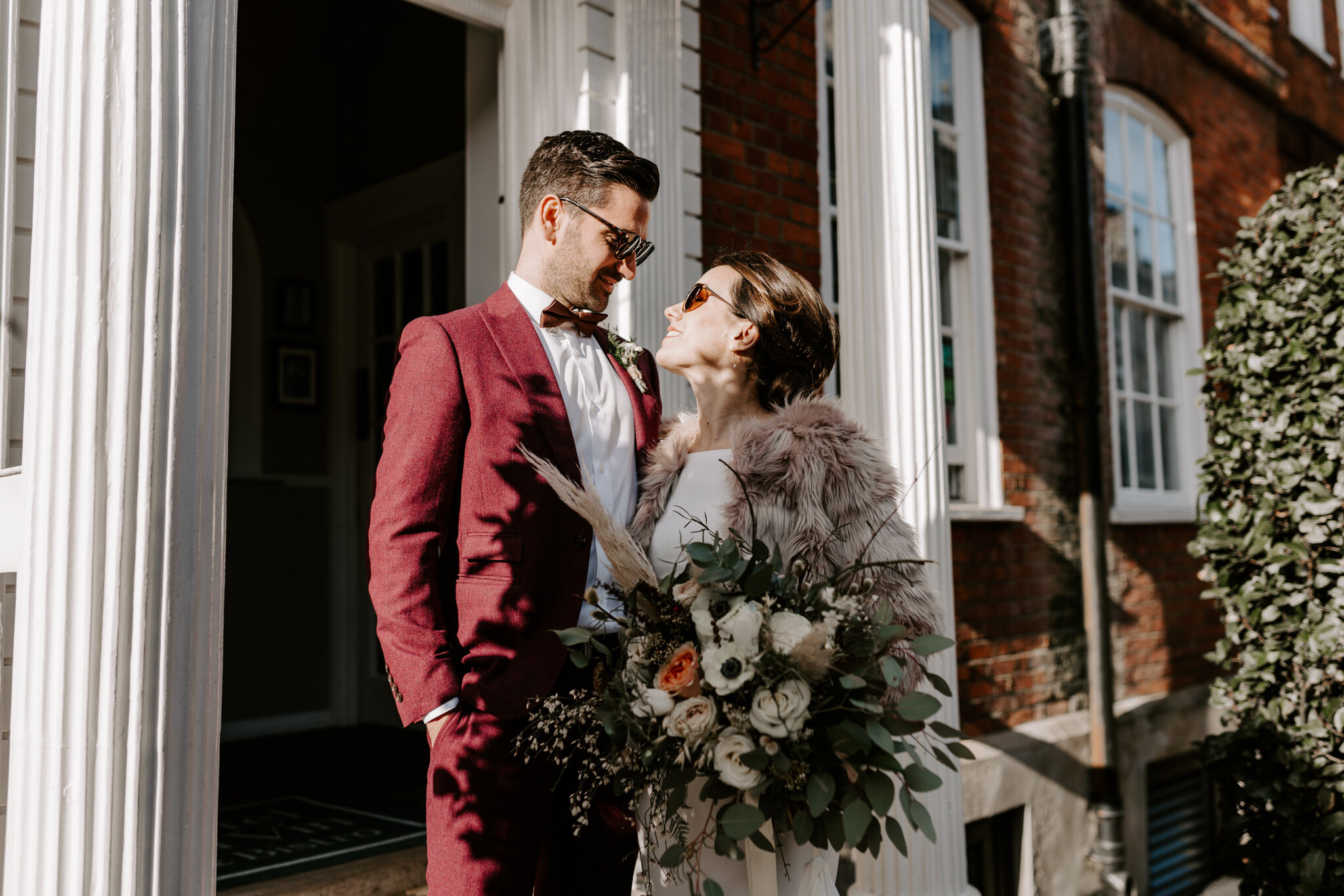 relaxed winchester wedding