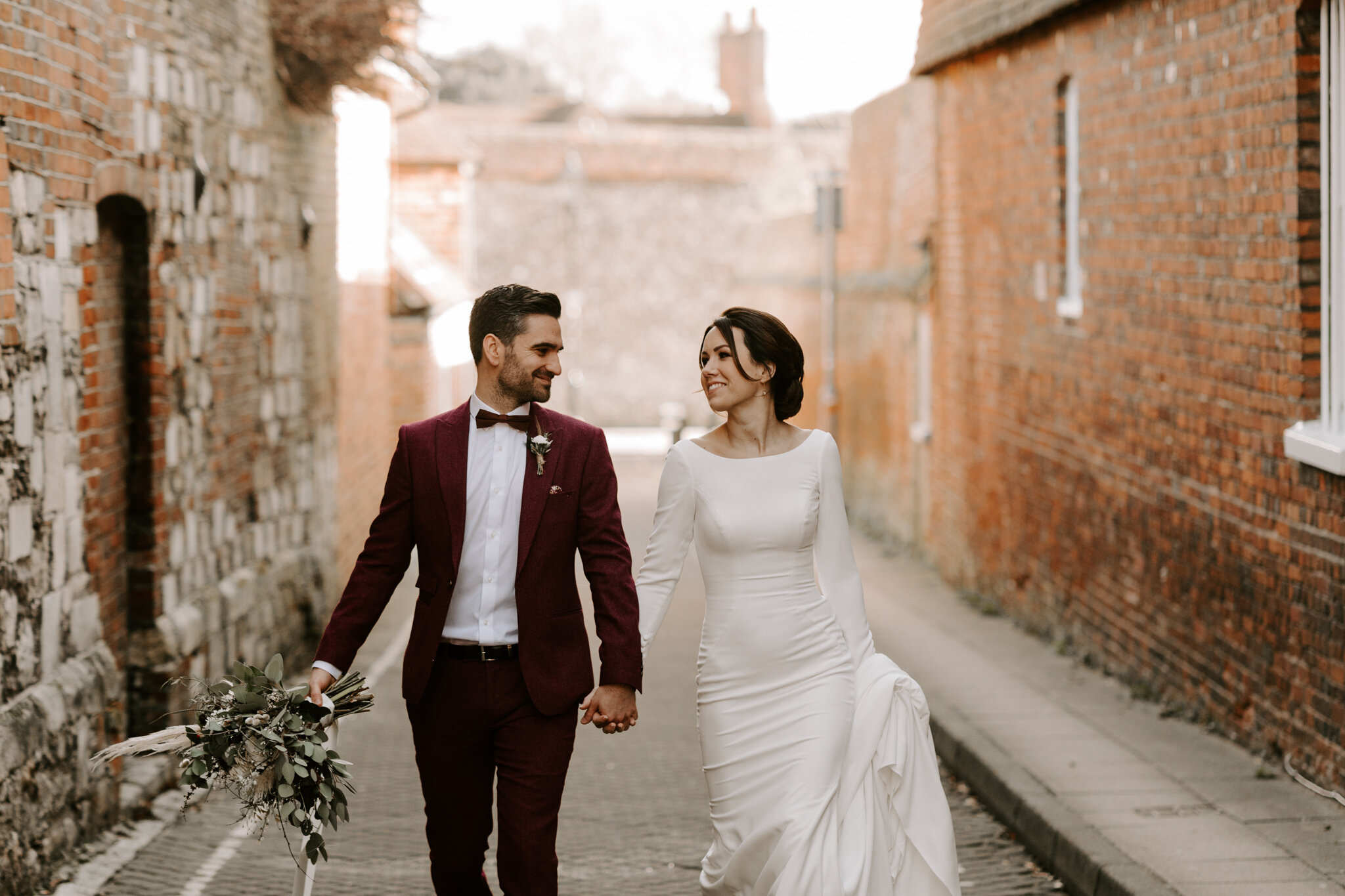 relaxed winchester wedding
