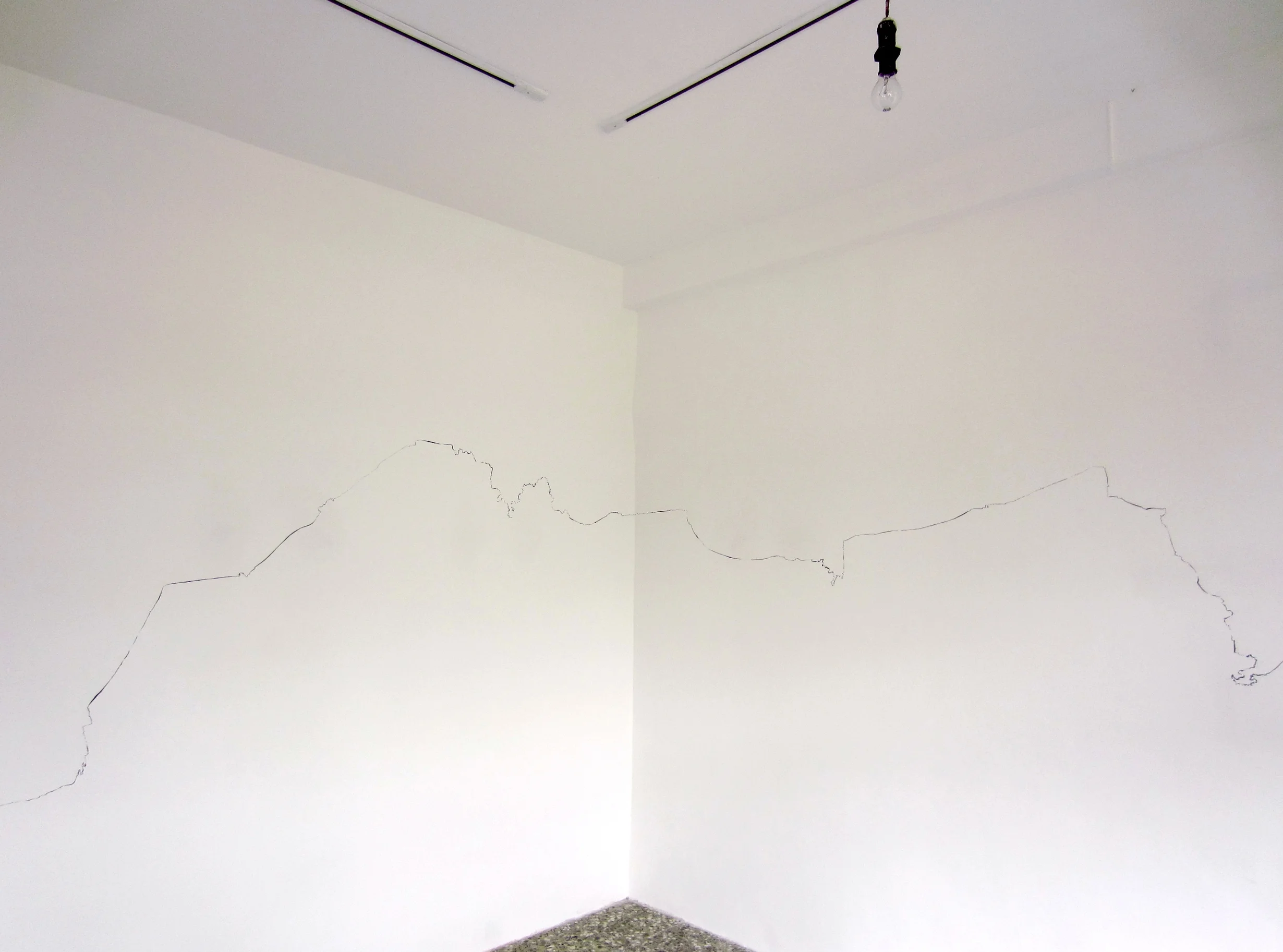  Untitled, Ink on Wall. 