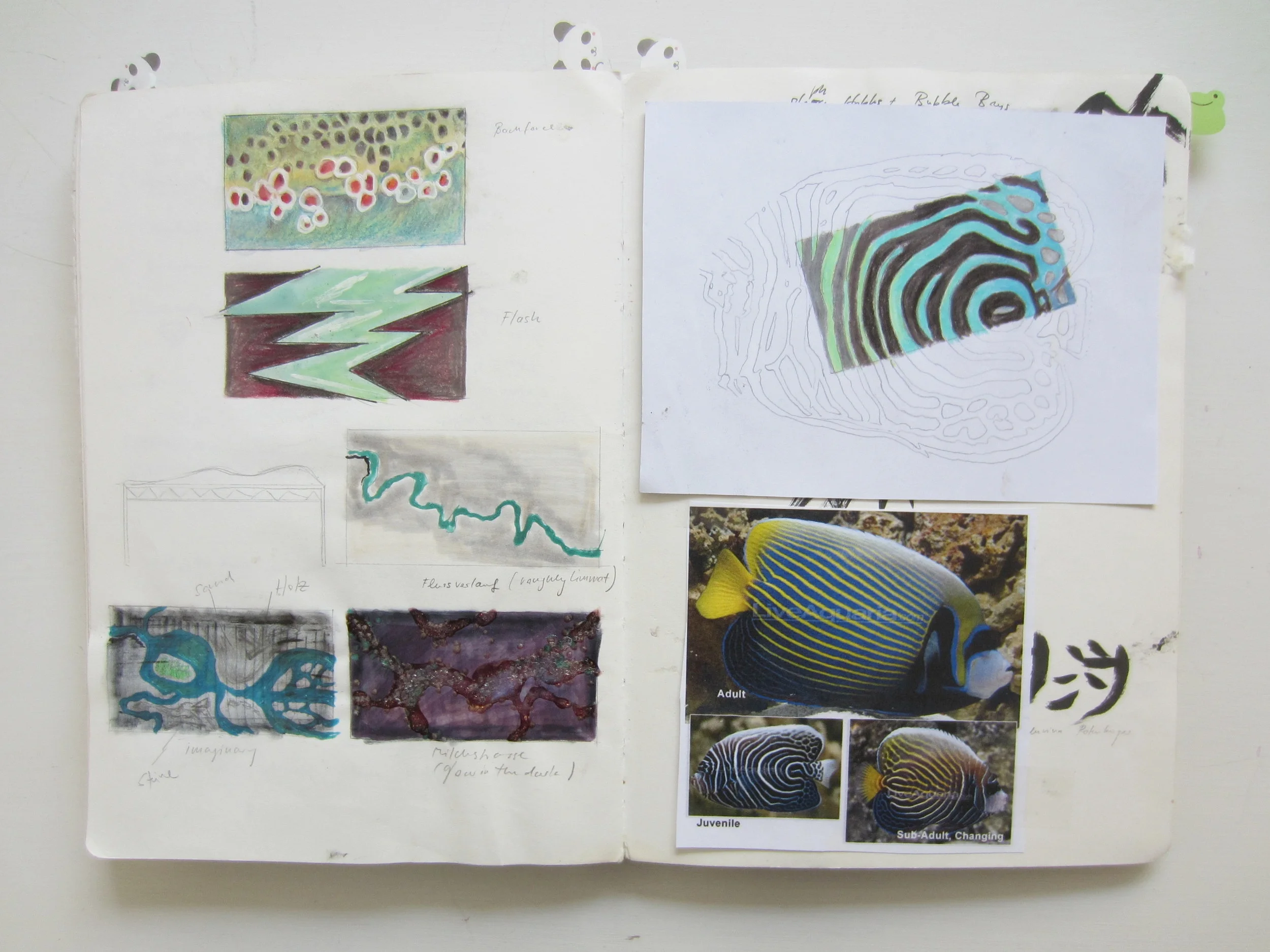  My sketchbook in the design-phase, Summer 2016 