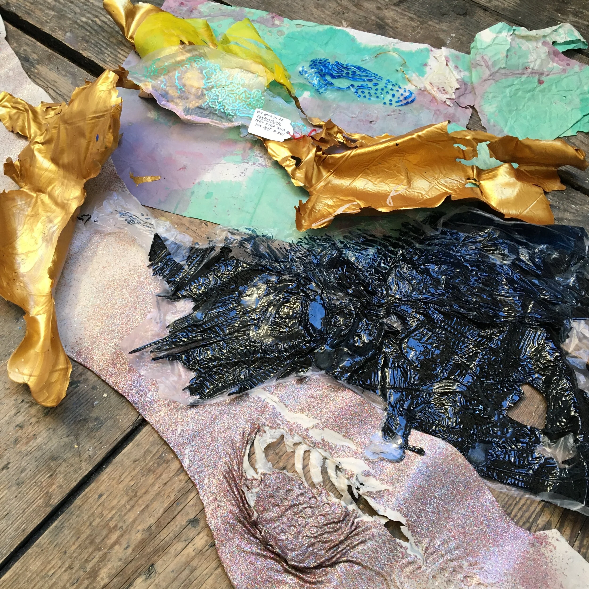  Acrylic skins from various years, started 2015 