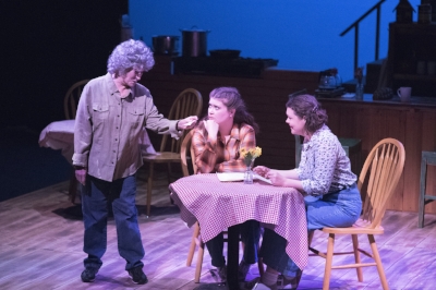 Alaina Warren Zachary as Hannah, Amy Bourque as Percy, Kelsey Ann O'Keefe as Shelby