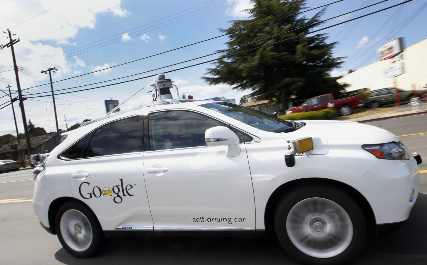 Google Lexus Self-Driving Car