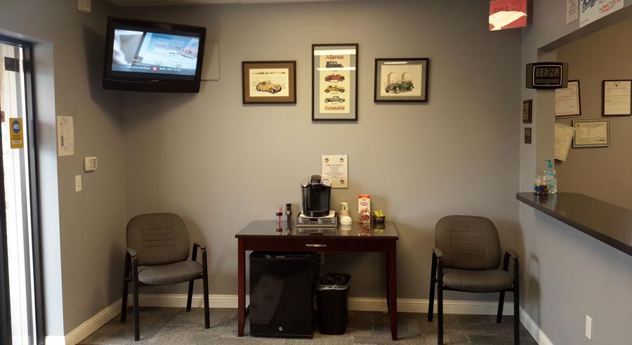 Auto Body Shop Waiting Area