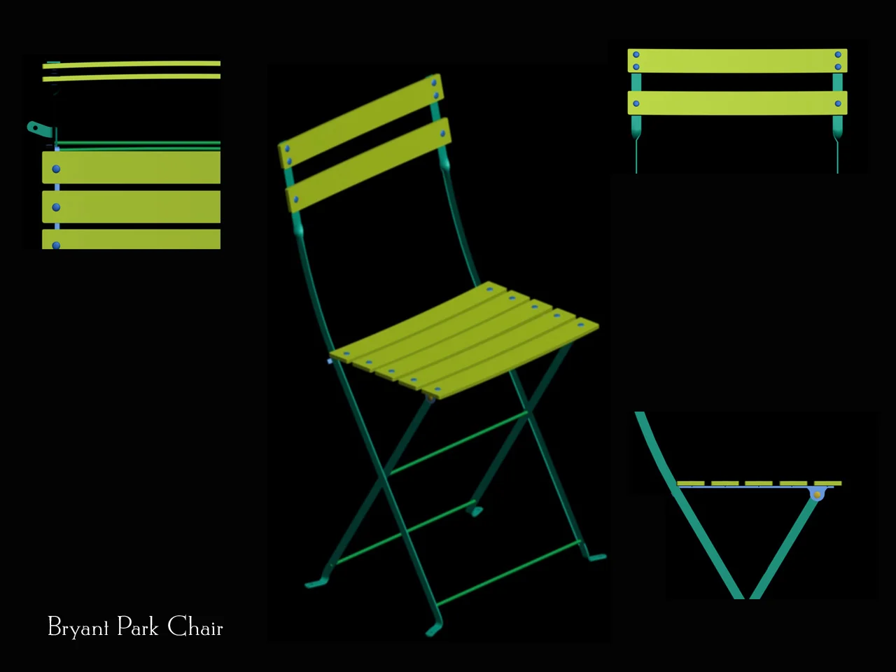 Bryant Park-style Folding Chair